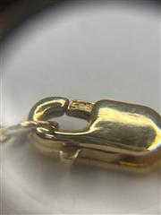 18' Diamond Necklace 4 Diamonds .16 Carat T.W. 10K Yellow Gold 2g